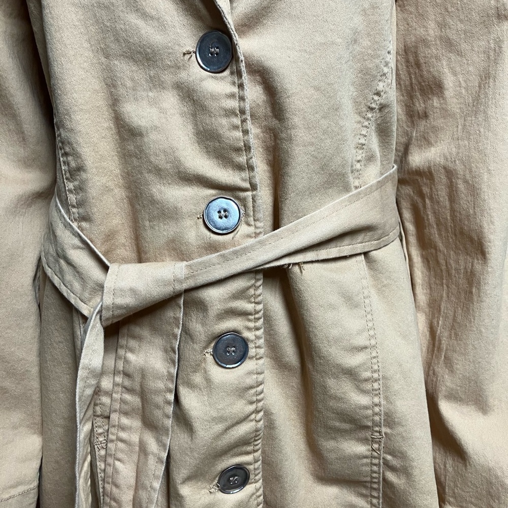 DG2 by Diane Gilman Women's Camel Trench Coat - Picture 5 of 9